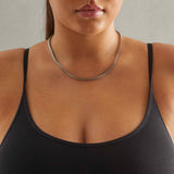 3mm Box Chain - White Gold