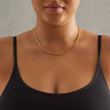 3mm Miami Cuban Link Chain - Gold