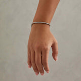 3mm Tennis Bracelet - White Gold
