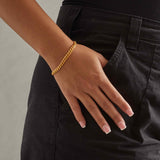 5mm Miami Cuban Link Bracelet - Gold