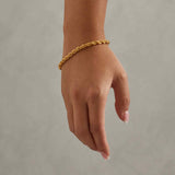 5mm Rope Bracelet - Gold
