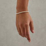 4mm Pearl Bracelet - 925 Clasp