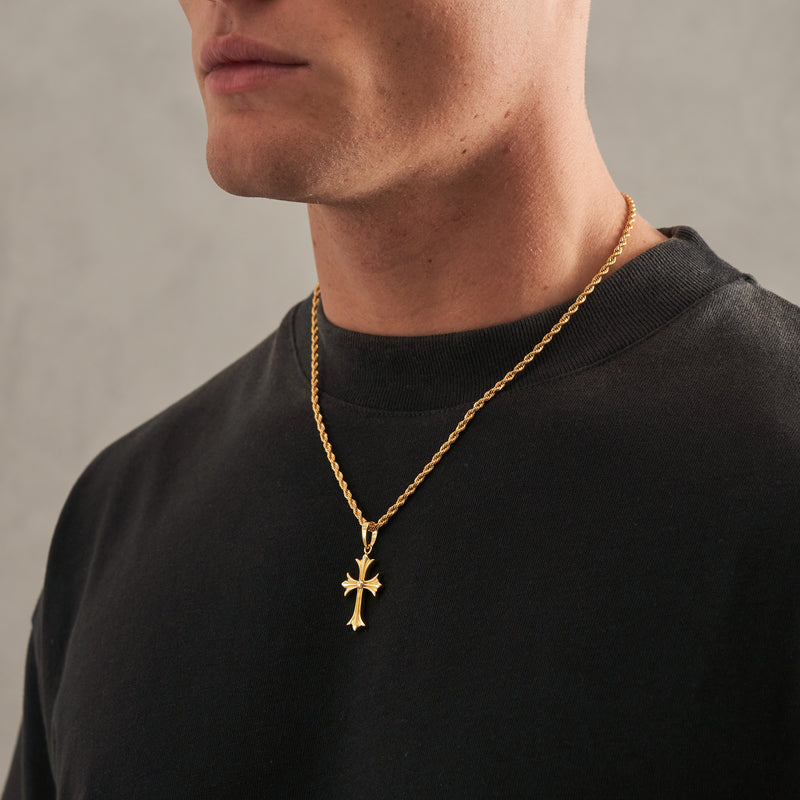 Templar Cross Pendant - Gold