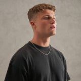 3mm Franco Chain - White Gold