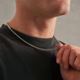 3mm Franco Chain - White Gold