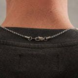 3mm Belcher Chain - White Gold