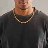 7mm Belcher Chain - Gold
