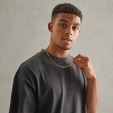 925 Micro Miami Cuban Link Chain - Gold