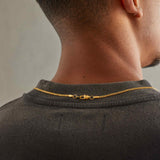 925 Micro Miami Cuban Link Chain - Gold