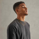 925 3mm Rope Chain - Gold