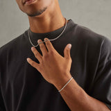 3mm Rope Chain - White Gold