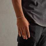 3mm Rope Bracelet - White Gold