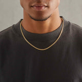 3mm Miami Cuban Link Chain - Gold