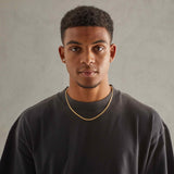 3mm Miami Cuban Link Chain - Gold