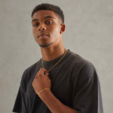 3mm Miami Cuban Link Chain - Gold