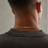 3mm Miami Cuban Link Chain - Gold