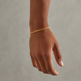 3mm Miami Cuban Bracelet - Gold