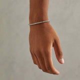 3mm Tennis Bracelet - White Gold