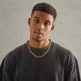 925 5mm Miami Cuban Link Chain - Gold