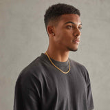 925 5mm Miami Cuban Link Chain - Gold