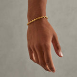 5mm Rope Bracelet - Gold