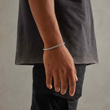 5mm Rope Bracelet - White Gold
