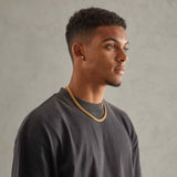 8mm Miami Cuban Link Chain - Gold