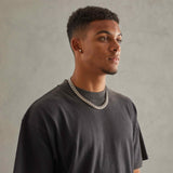 12mm Miami Cuban Link Chain - White Gold