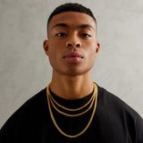 5mm Miami Cuban Link Chain - Gold