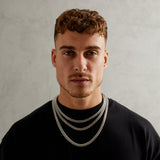 925 8mm Miami Cuban Link Chain - Silver
