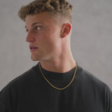 3mm Belcher Chain - Gold