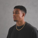 8mm Miami Cuban Link Chain - Gold