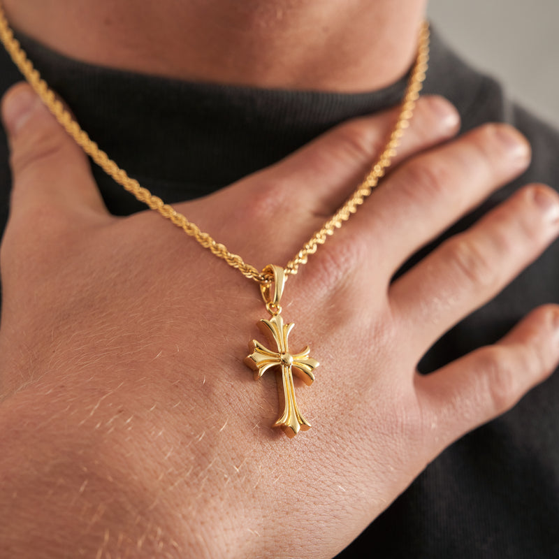 Templar Cross Pendant - Gold