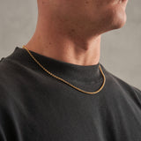 3mm Belcher Chain - Gold