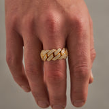 Diamond Prong Ring - Gold
