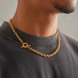 6mm Toggle Chain - Gold