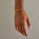 5mm Miami Cuban Link Bracelet - Gold
