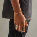 925 5mm Miami Cuban Link Bracelet - Gold