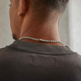 5mm Rope Chain - White Gold