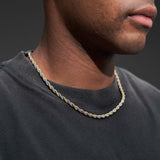 5mm Rope Chain - Two-Tone