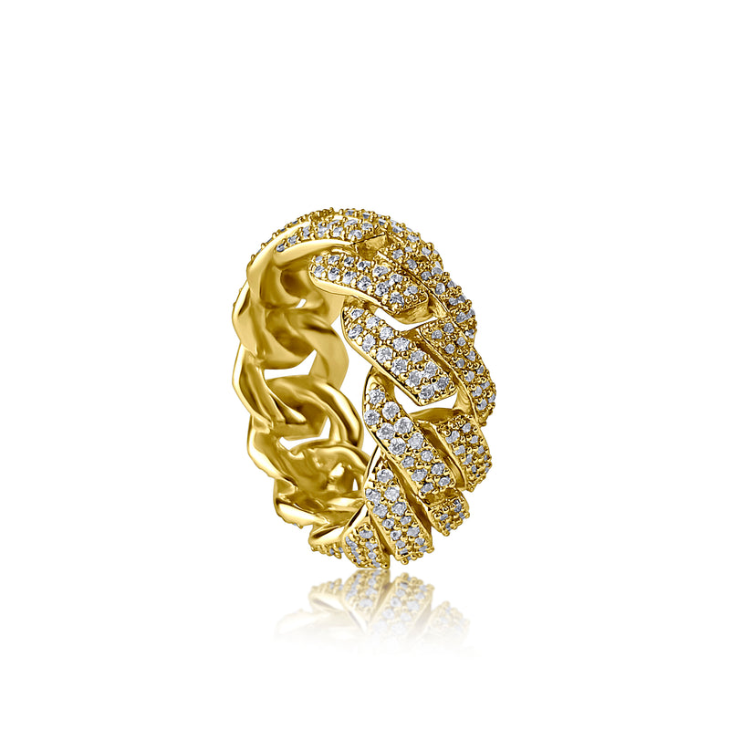 Diamond Prong Ring - Gold